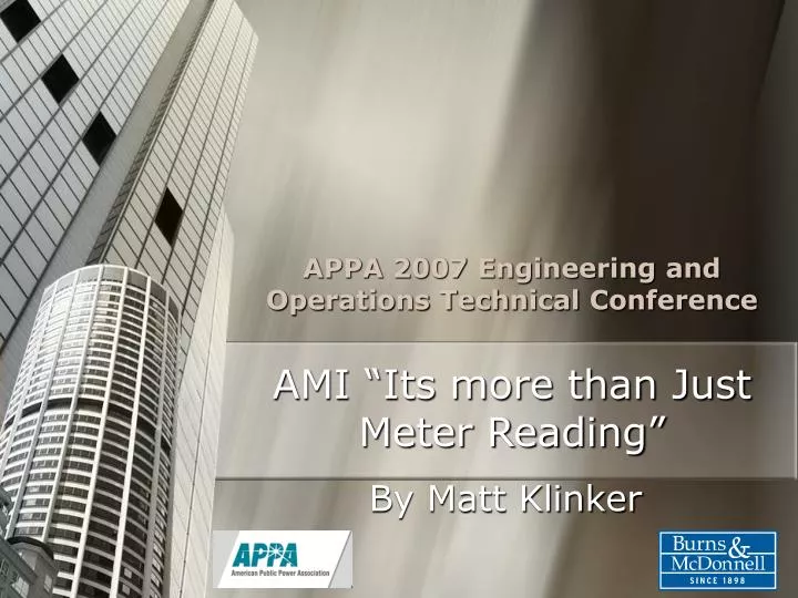 ami its more than just meter reading