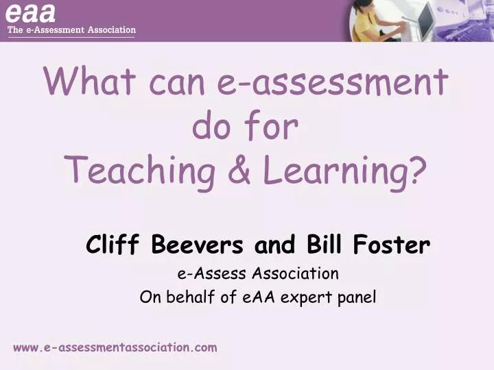 what can e assessment do for teaching learning