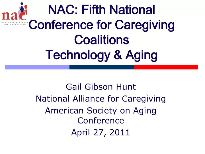 nac fifth national conference for caregiving coalitions technology aging