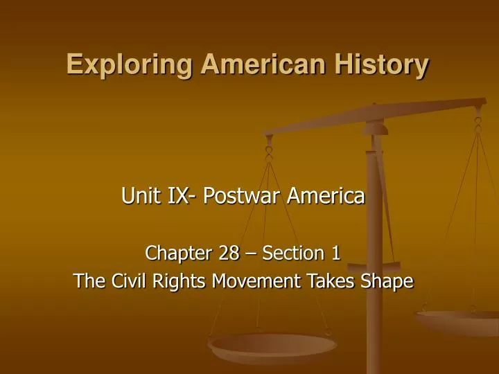 exploring american history