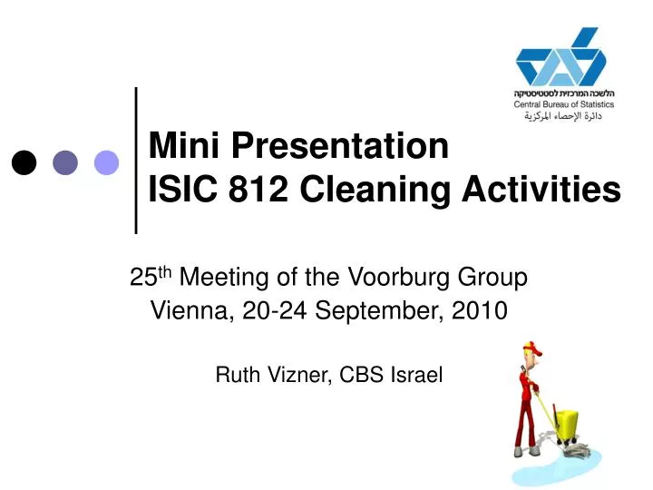 mini presentation isic 812 cleaning activities