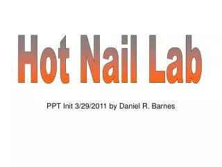 Hot Nail Lab