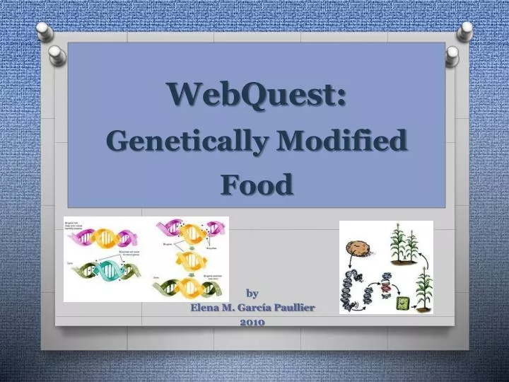 webquest genetically modified food