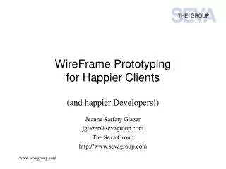 WireFrame Prototyping for Happier Clients