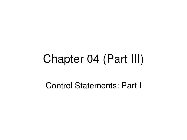 chapter 04 part iii