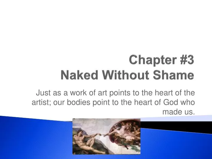 chapter 3 naked without shame