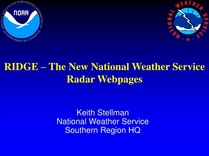 keith stellman national weather service southern region hq