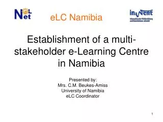Establishment of a multi-stakeholder e-Learning Centre in Namibia