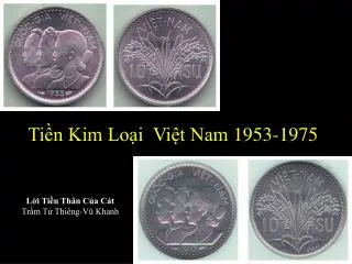 Tiền Kim Loại  Việt Nam 1953-1975