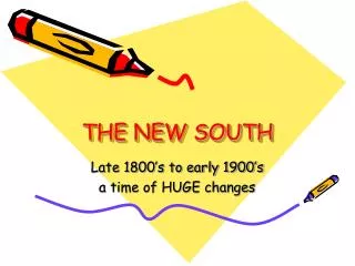 THE NEW SOUTH