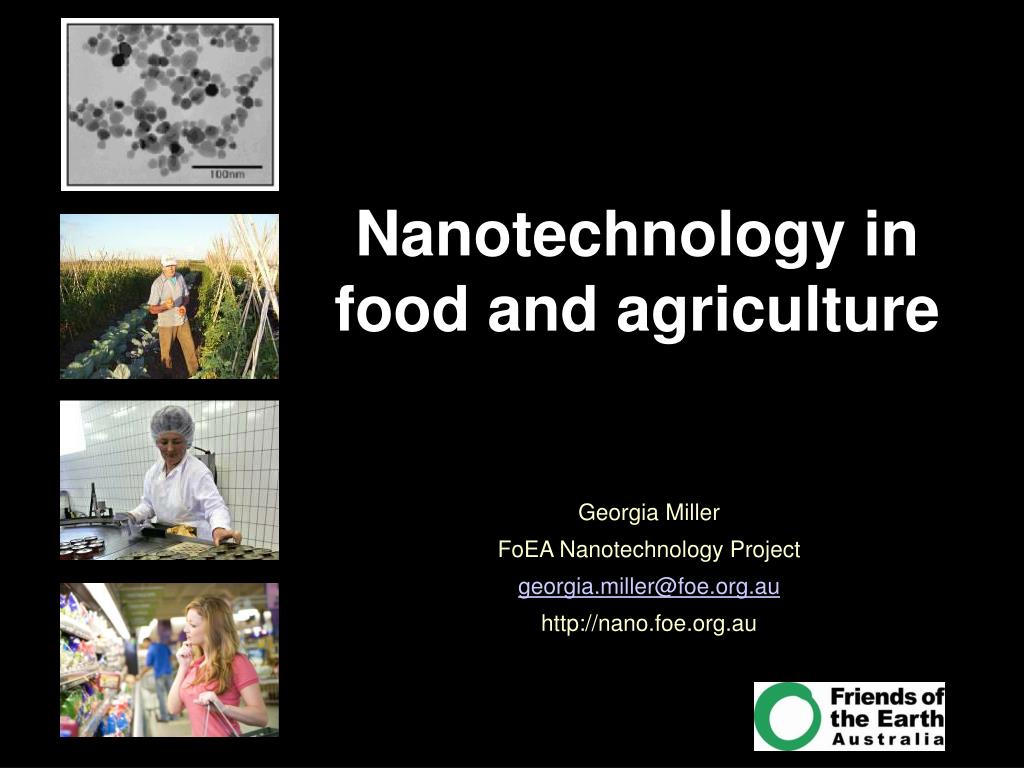 PPT - Nanotechnology in food and agriculture PowerPoint Presentation ...