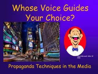 Propaganda Techniques in the Media