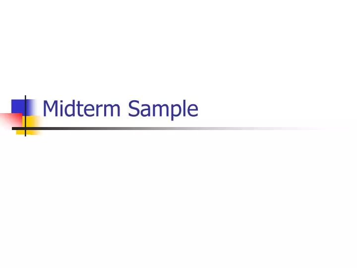 midterm sample