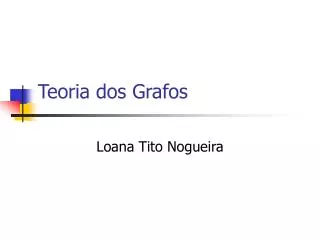 teoria dos grafos