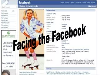 Facing the Facebook