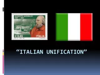 “Italian Unification”