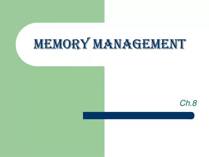 memory management