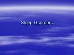 Sleep Disorders - slide 1