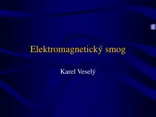 elektromagnetick smog