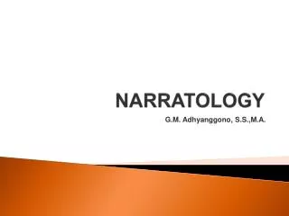 NARRATOLOGY