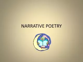 narrative poetry
