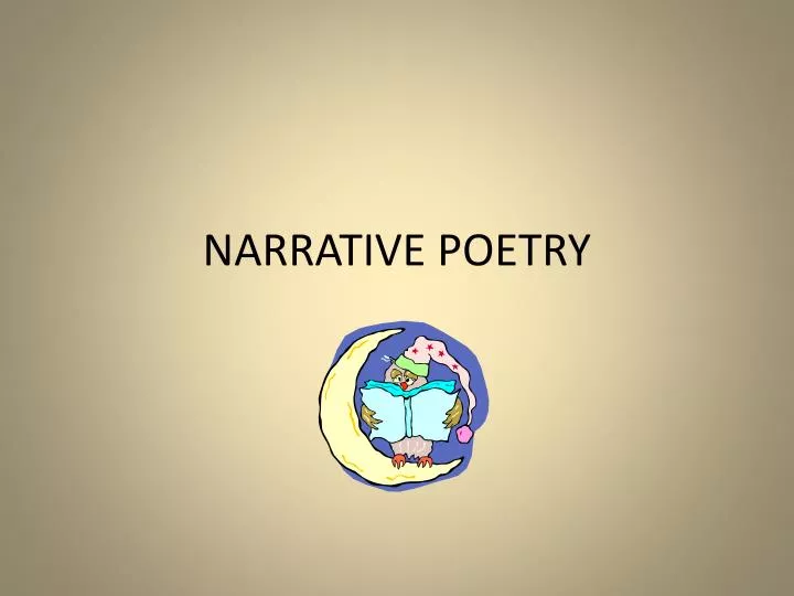 narrative poetry