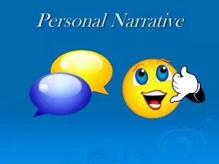 personal narrative