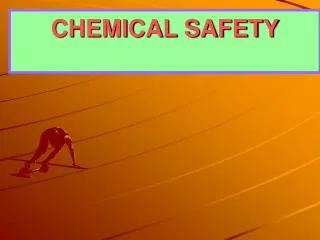 CHEMICAL SAFETY