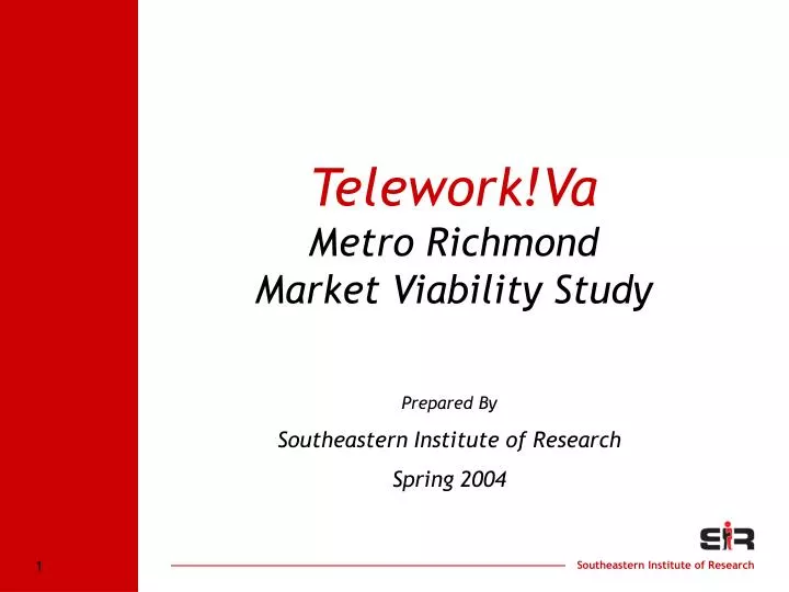 telework va metro richmond market viability study