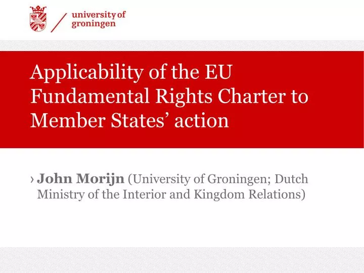 applicability of the eu fundamental rights charter to member states action