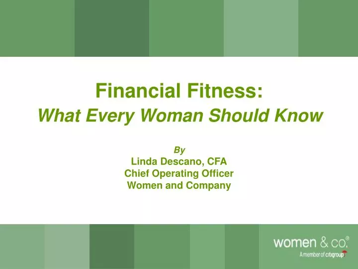 financial fitness what every woman should know