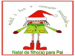 Natal de filho(a) para Pai