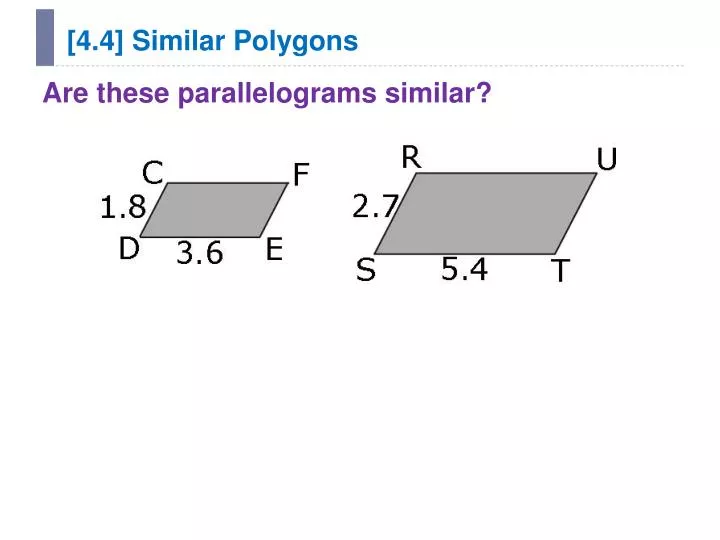 4 4 similar polygons