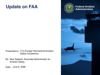 Update on FAA