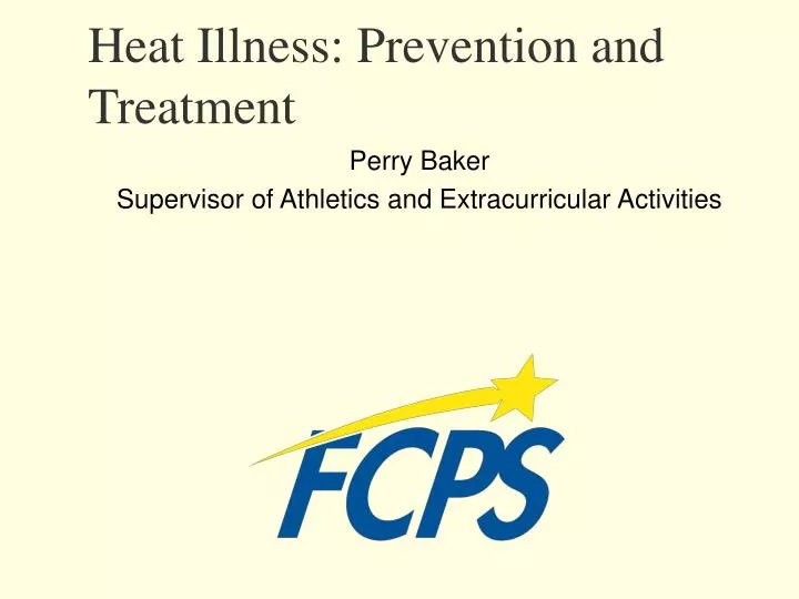 heat illness prevention and treatment