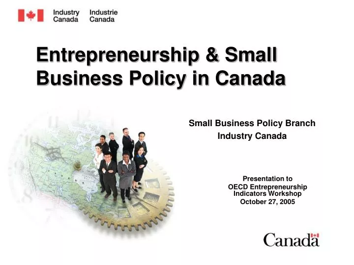 entrepreneurship small business policy in canada