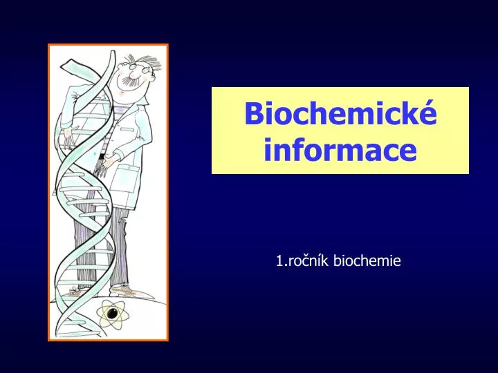 biochemick informace