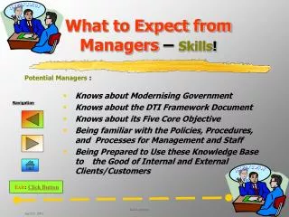 What to Expect from Managers – Skills !