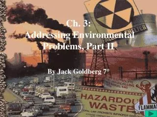 ch 3 addressing environmental problems part ii
