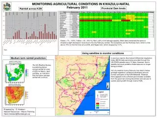 MONITORING AGRICULTURAL CONDITIONS IN KWAZULU-NATAL