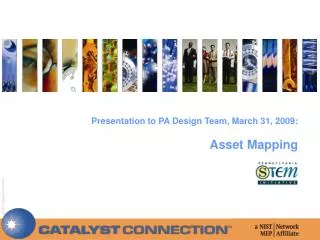 Presentation to PA Design Team, March 31, 2009: Asset Mapping