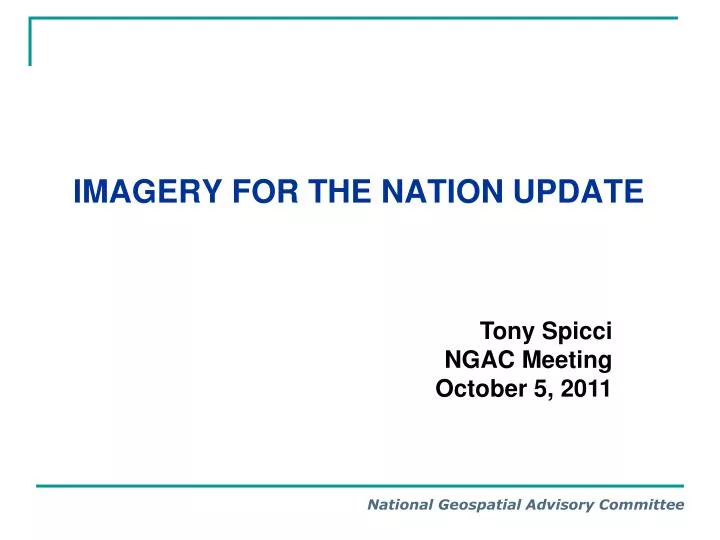imagery for the nation update