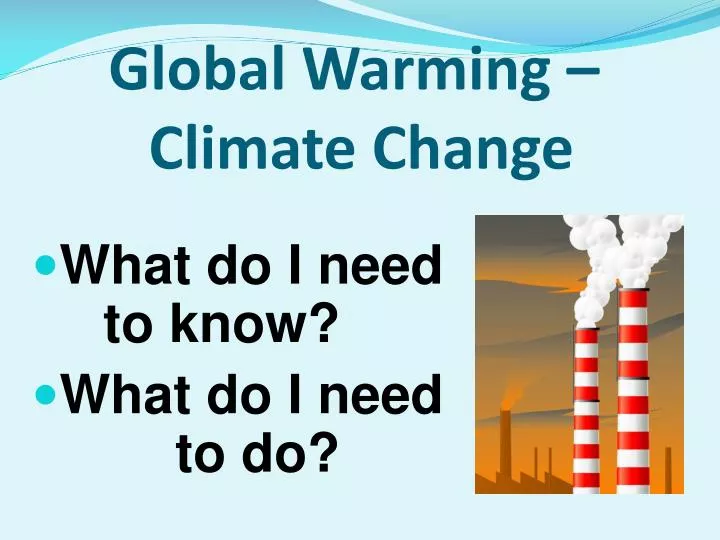 global warming climate change