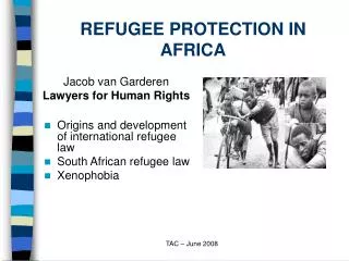REFUGEE PROTECTION IN AFRICA