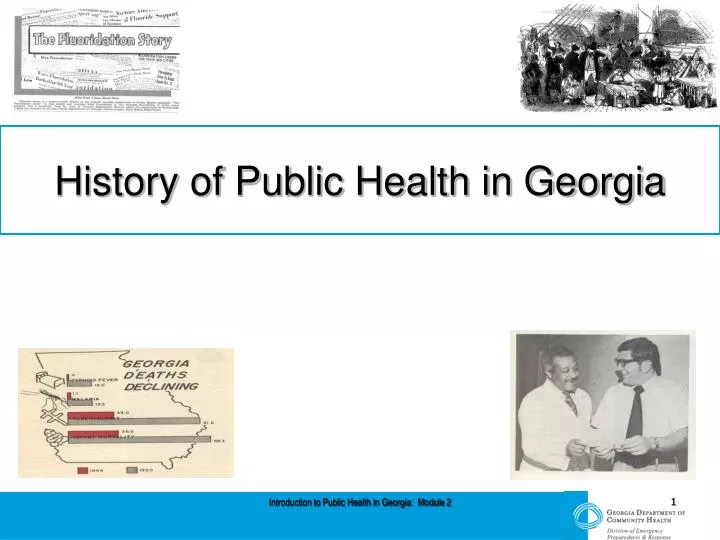 history of public health in georgia
