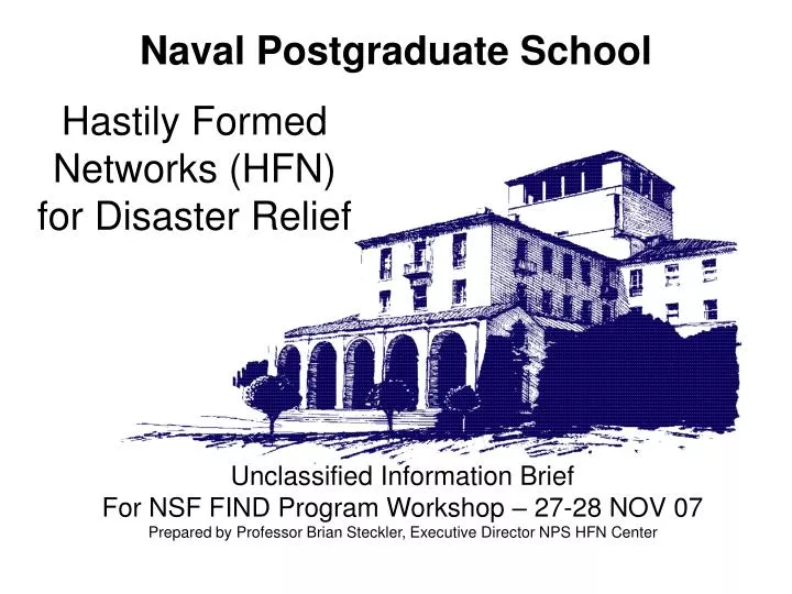 naval postgraduate school