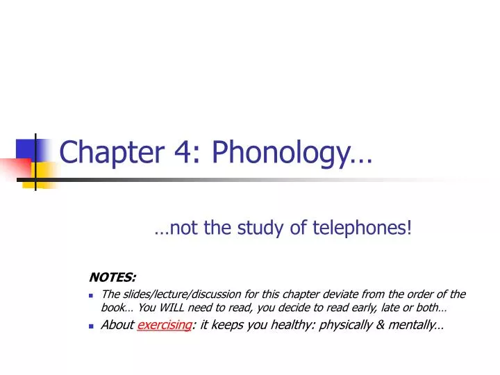 chapter 4 phonology