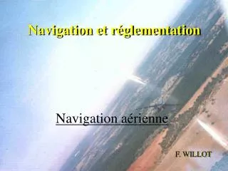 Navigation et réglementation