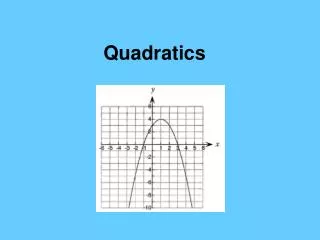 Quadratics