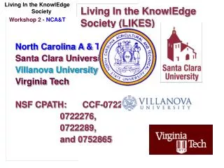 Living In the KnowlEdge Society (LIKES) ‏